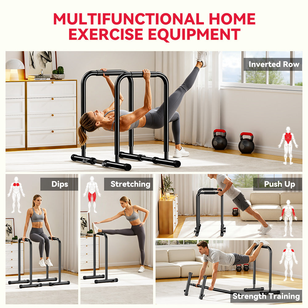 Parallel Bar Dip Stand Station