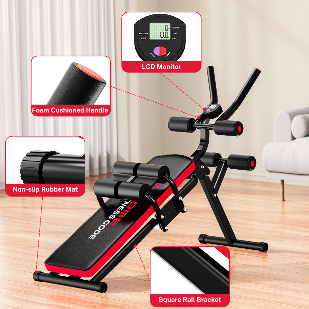 Sit-Ups Bench Foldable Ab Workout Machine