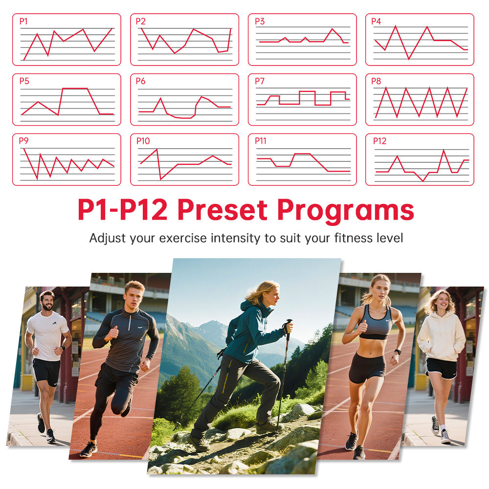 Folding Treadmill Q8 Pro, 1-14KM/H, 20% Auto Incline, Touch Control