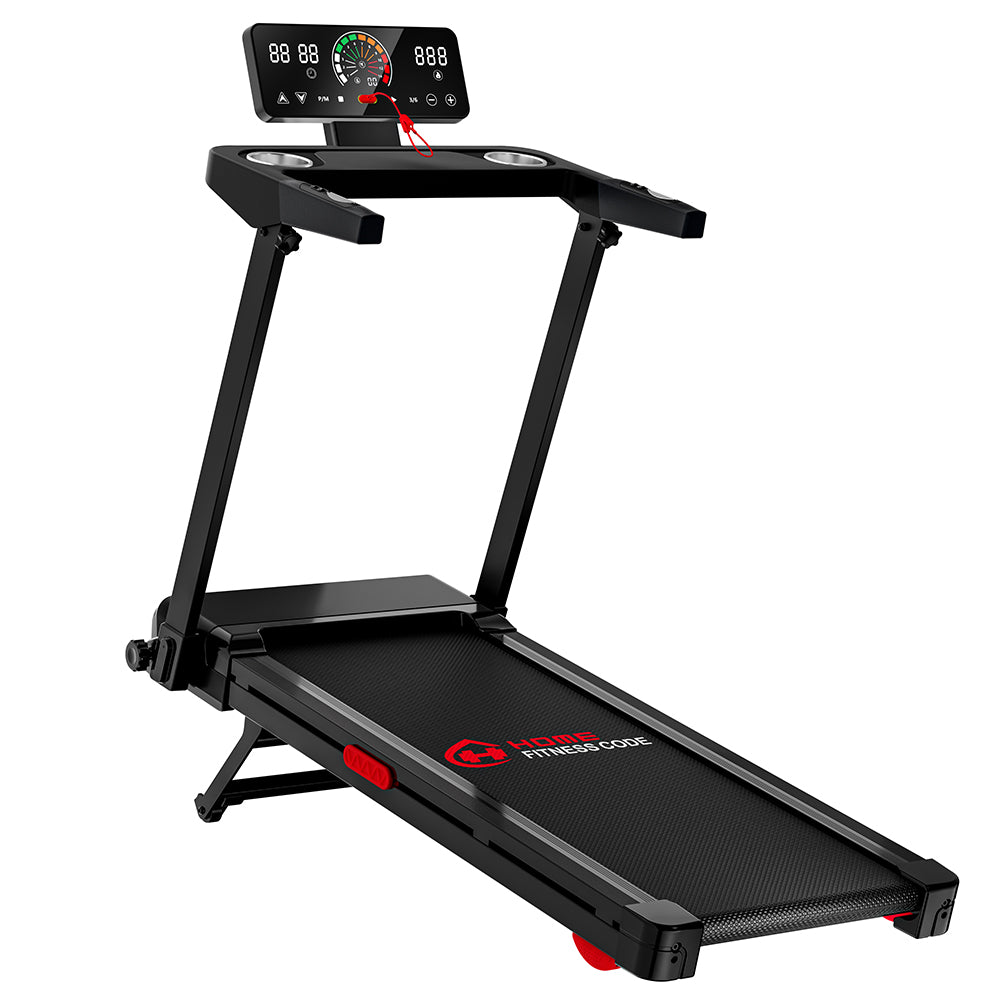 Folding Treadmill Q8 Pro, 1-14KM/H, 20% Auto Incline, Touch Control