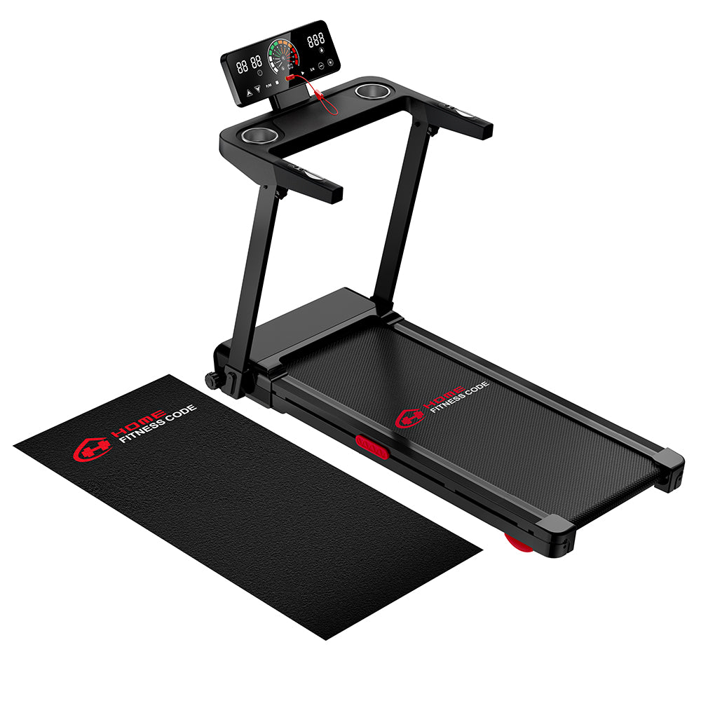 Folding Treadmill Q8 Pro, 1-14KM/H, 20% Auto Incline, Touch Control