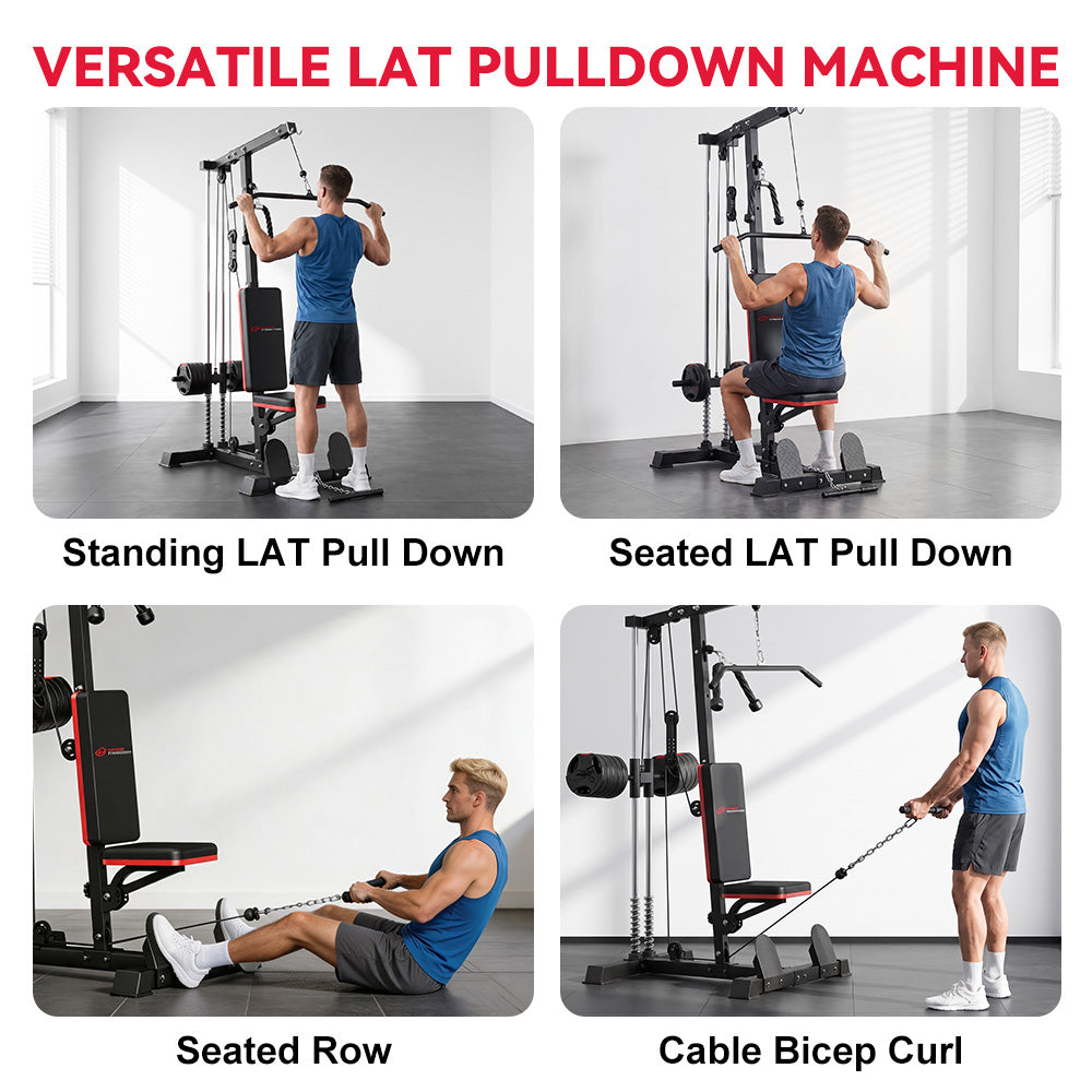 LAT Pulldown Row Cable Machine