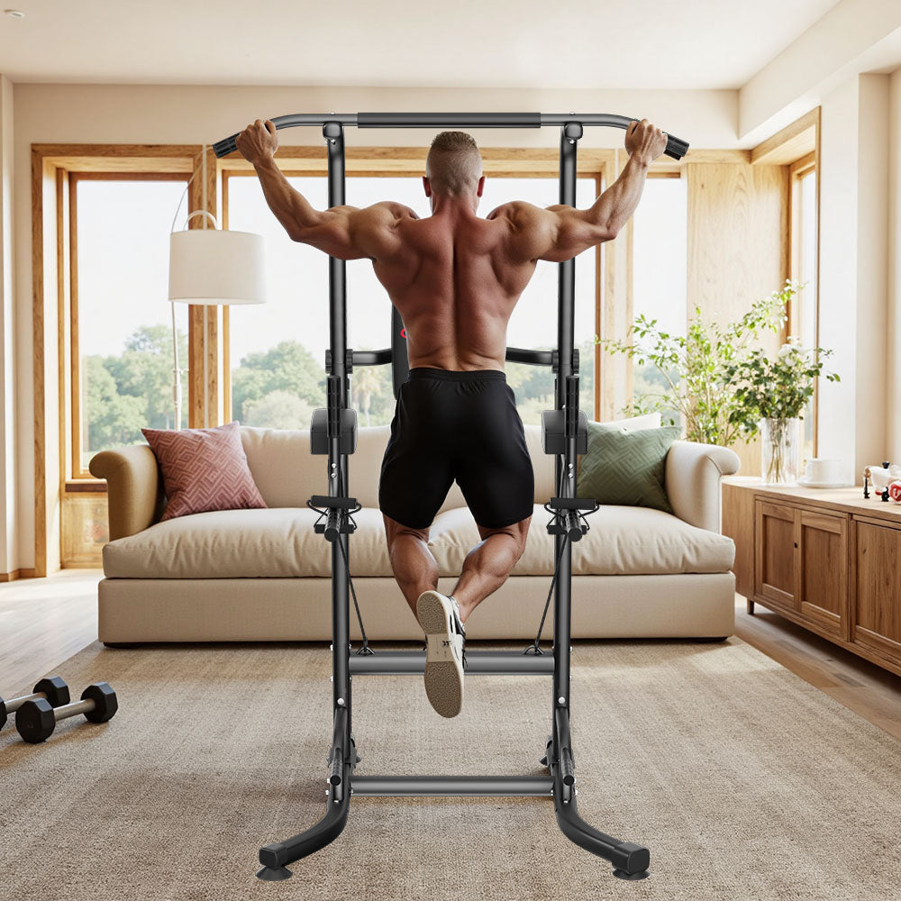 Power Tower Dip Station Pull Up Bar