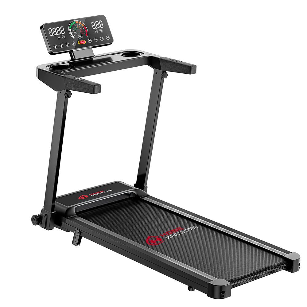Folding Treadmill Q8, 1-12KM/H, 5% Manual Incline, Touch Control