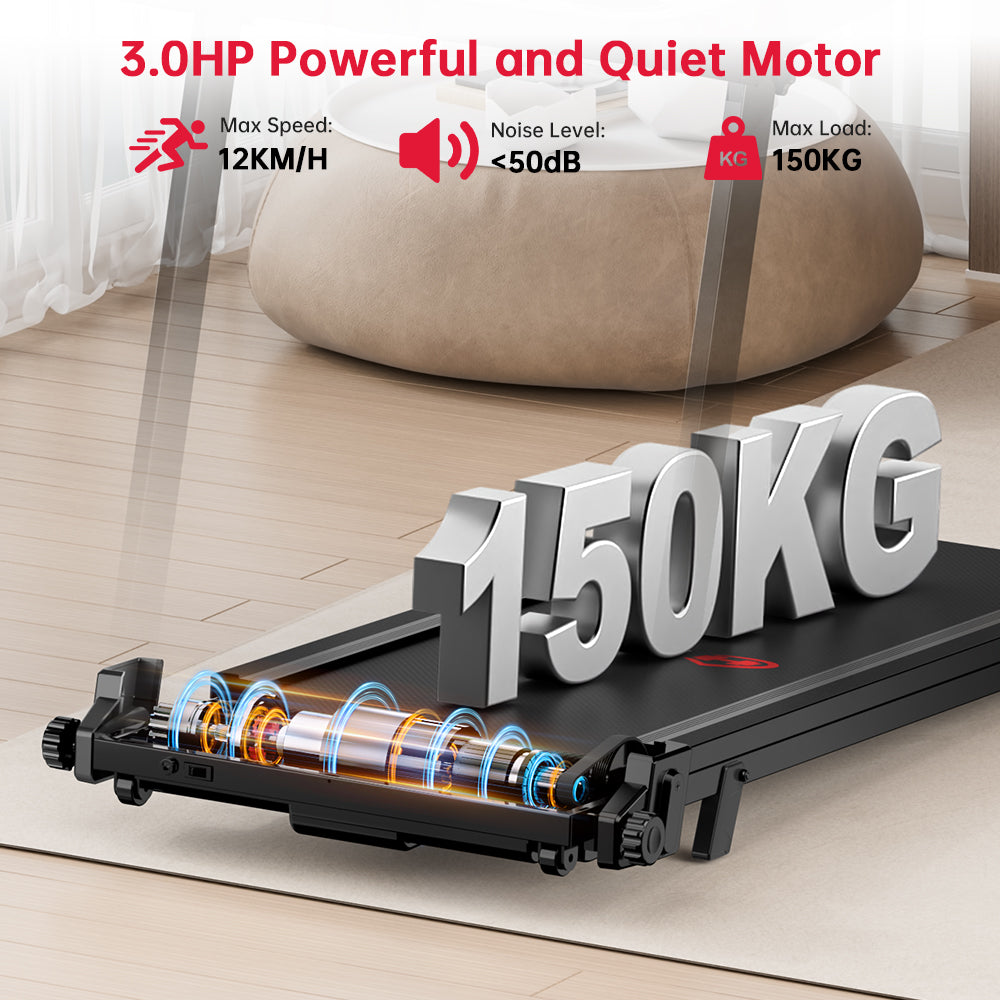 Folding Treadmill Q8 Pro, 1-14KM/H, 20% Auto Incline, Touch Control