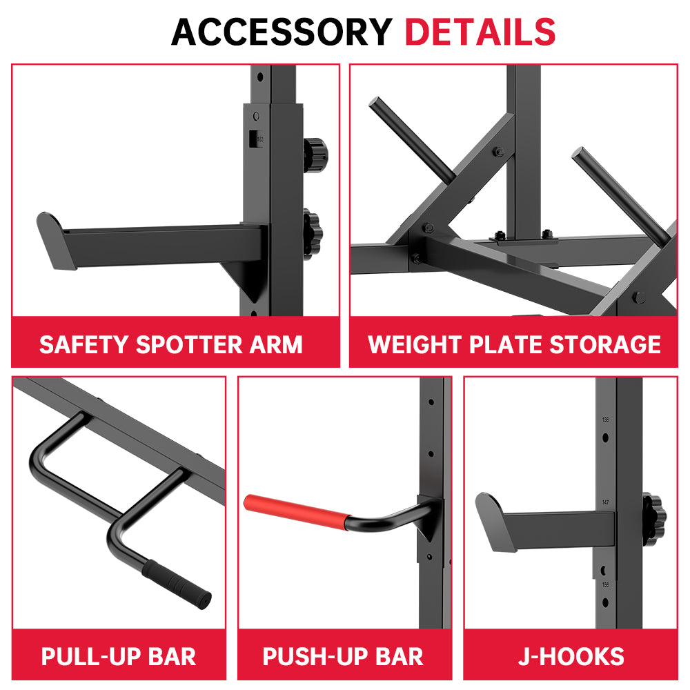 Squat Half-Rack with Pull Up Bar