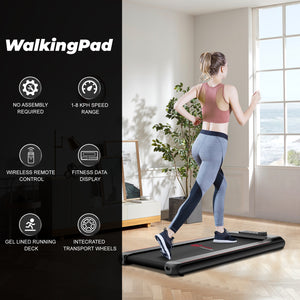 Motorised Walking Treadmill 1-8KM/H with LCD Display Home Office Aerobic Exercise Machine