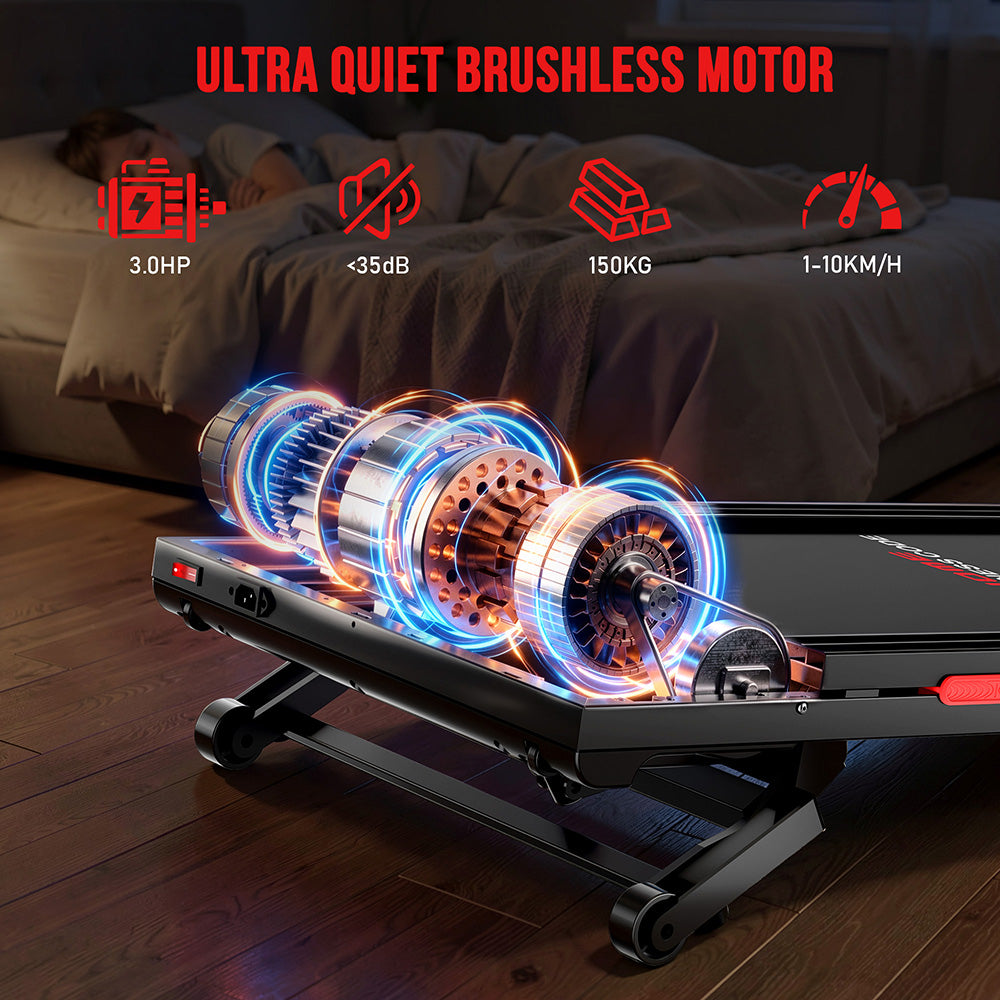 Treadmill Y5 with Brushless Motor, 0%-15% Auto Incline