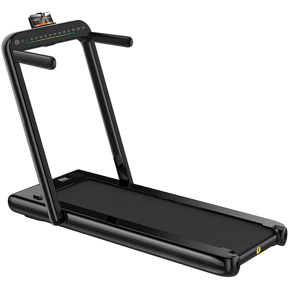 Folding Treadmill, 1-12KM/H Treadmill for Home Use with Bluetooth Speaker, Remote Control and LED Display