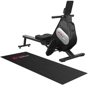 Magnetic Rowing Machine for Home Gym Office Workout 16 Level Adjustable Resistance with LCD Monitor
