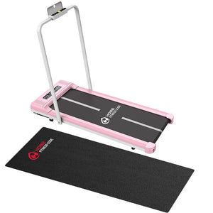 Under Desk Treadmill, 2 in 1 Folding Treadmill, Walking Pad with Bluetooth Speaker, Walking Jogging for Home Office