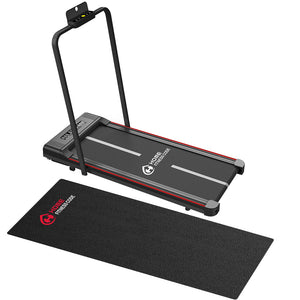 Under Desk Treadmill, 2 in 1 Folding Treadmill, Walking Pad with Bluetooth Speaker, Walking Jogging for Home Office