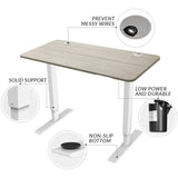 Electric Standing Desk Height Adjustable, 120x60cm