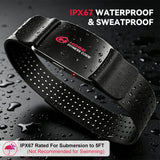 HRM Heart Rate Monitor Armband HF01, Bluetooth 6.0, IP67 Waterproof