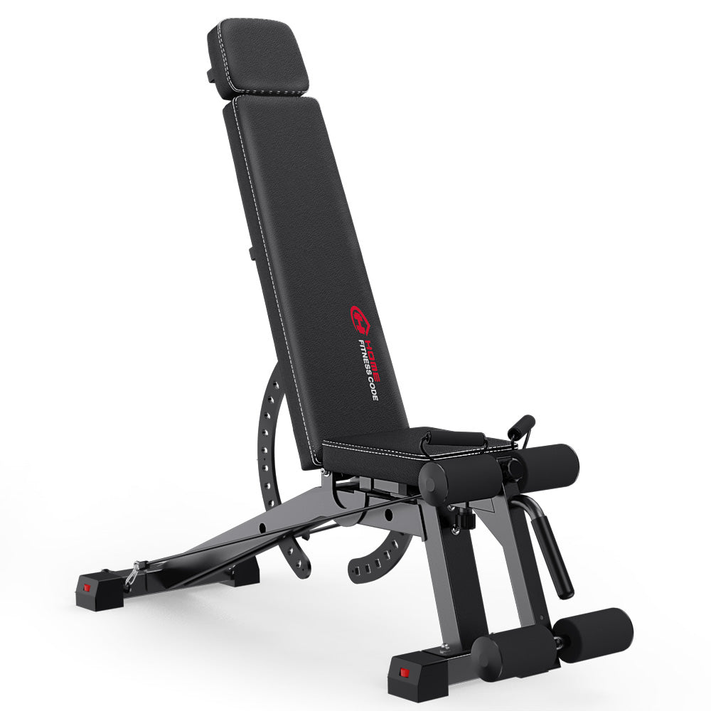 Foldable Workout Bench E1, 14 Back Positions, 540KG Weight Capacity