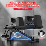 Foldable Workout Bench E1, 14 Back Positions, 540KG Weight Capacity