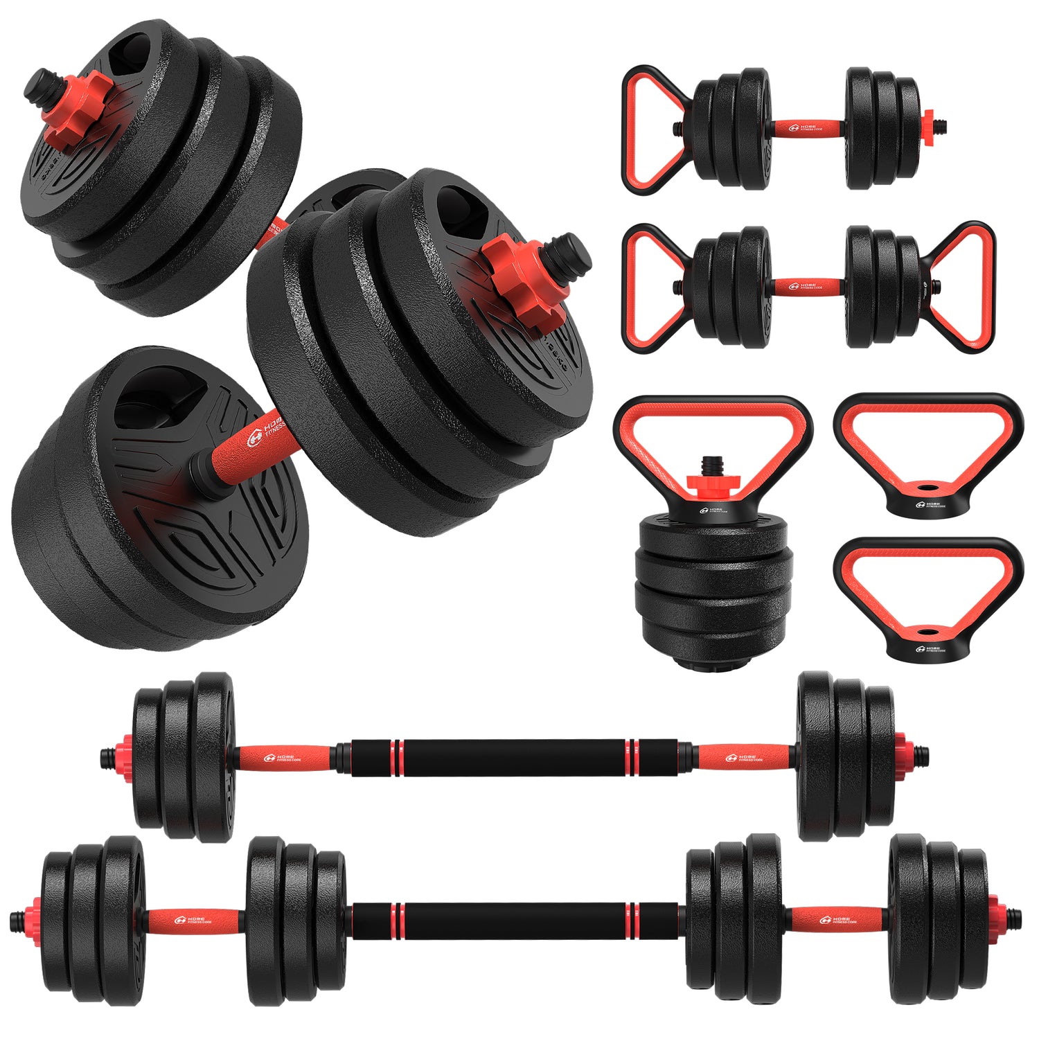 4-In-1 Multifunctional Dumbbell Set – HomeFitnessCode United Kingdom