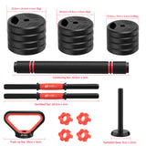 4-In-1 Multifunctional Dumbbell Set