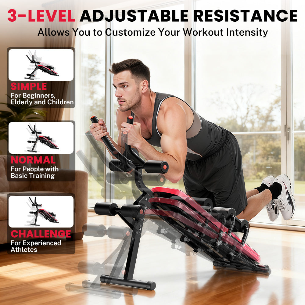 Sit-Ups Bench Foldable Ab Workout Machine