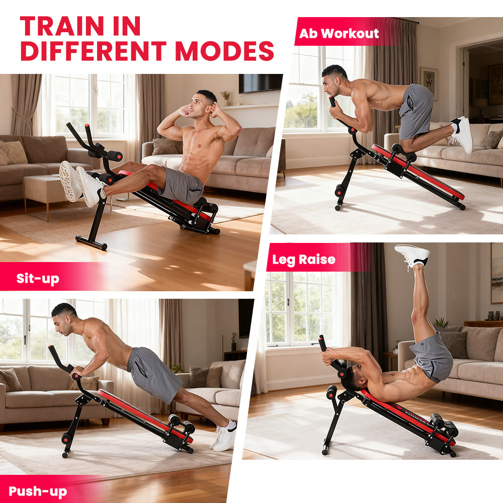 Sit-Ups Bench Foldable Ab Workout Machine