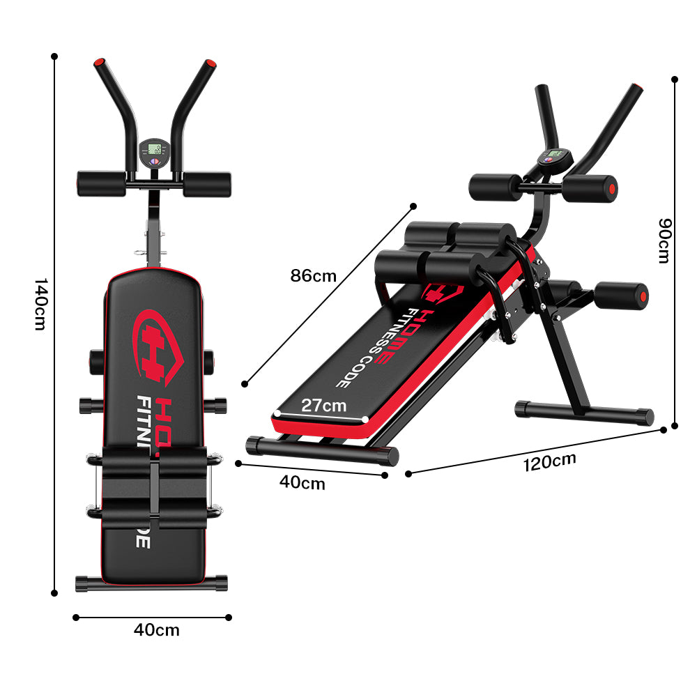 Sit-Ups Bench Foldable Ab Workout Machine