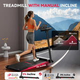 Folding Treadmill Q5 with Incline, Brushless Motor, Speed 1-12KM/H