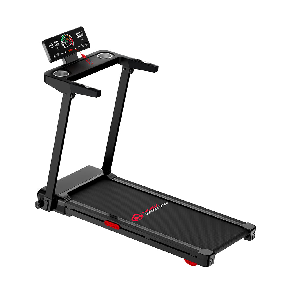 Folding Treadmill Q8 Pro, 1-14KM/H, 20% Auto Incline, Touch Control