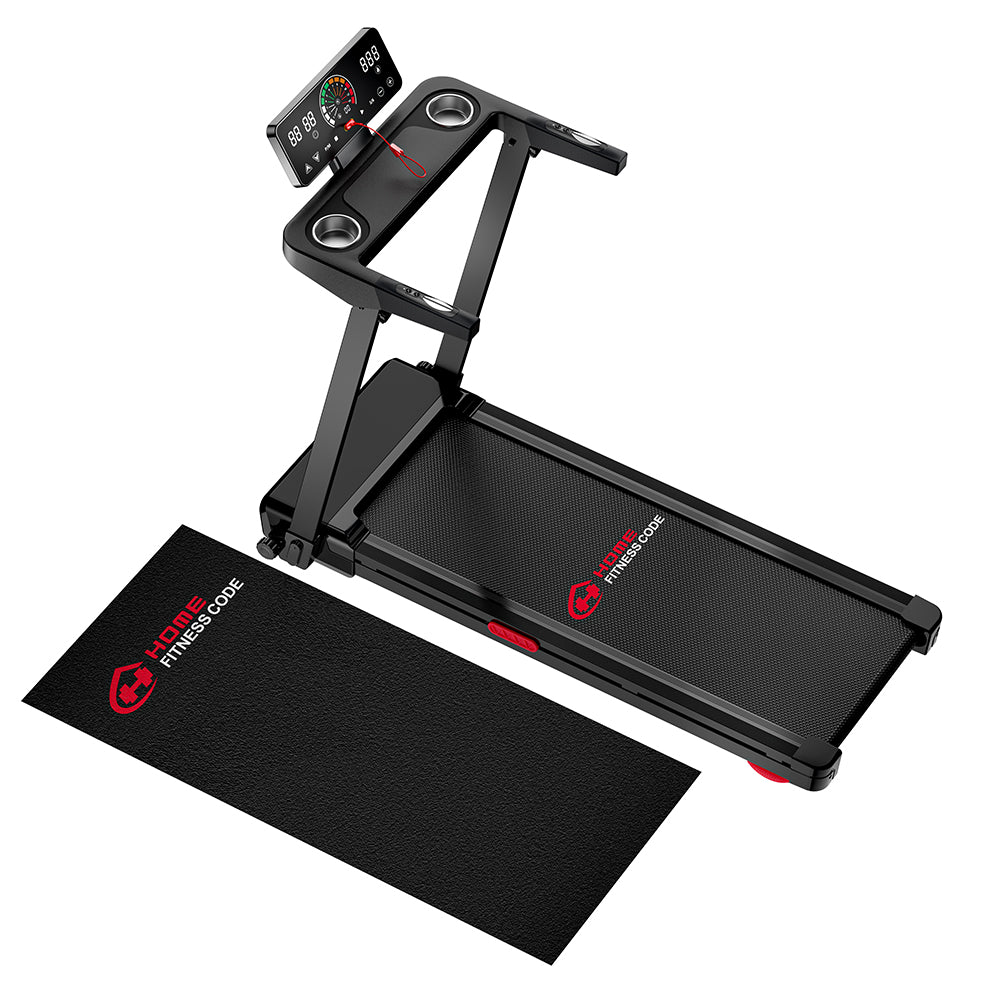 Folding Treadmill Q8 Pro, 1-14KM/H, 20% Auto Incline, Touch Control