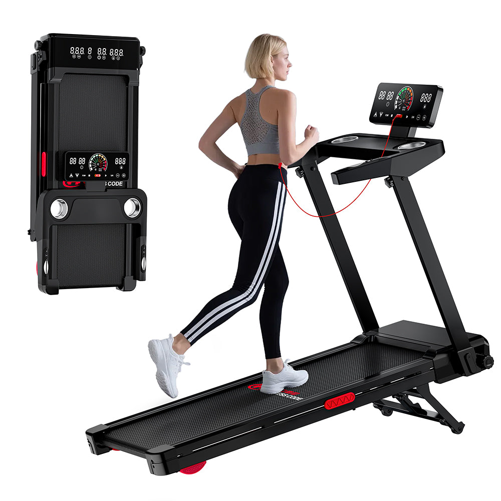Folding Treadmill Q8 Pro, 1-14KM/H, 20% Auto Incline, Touch Control
