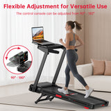 Folding Treadmill Q8 Pro, 1-14KM/H, 20% Auto Incline, Touch Control
