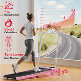 Folding Treadmill S1, Speed 1-6KM/H, 5% Manual Incline