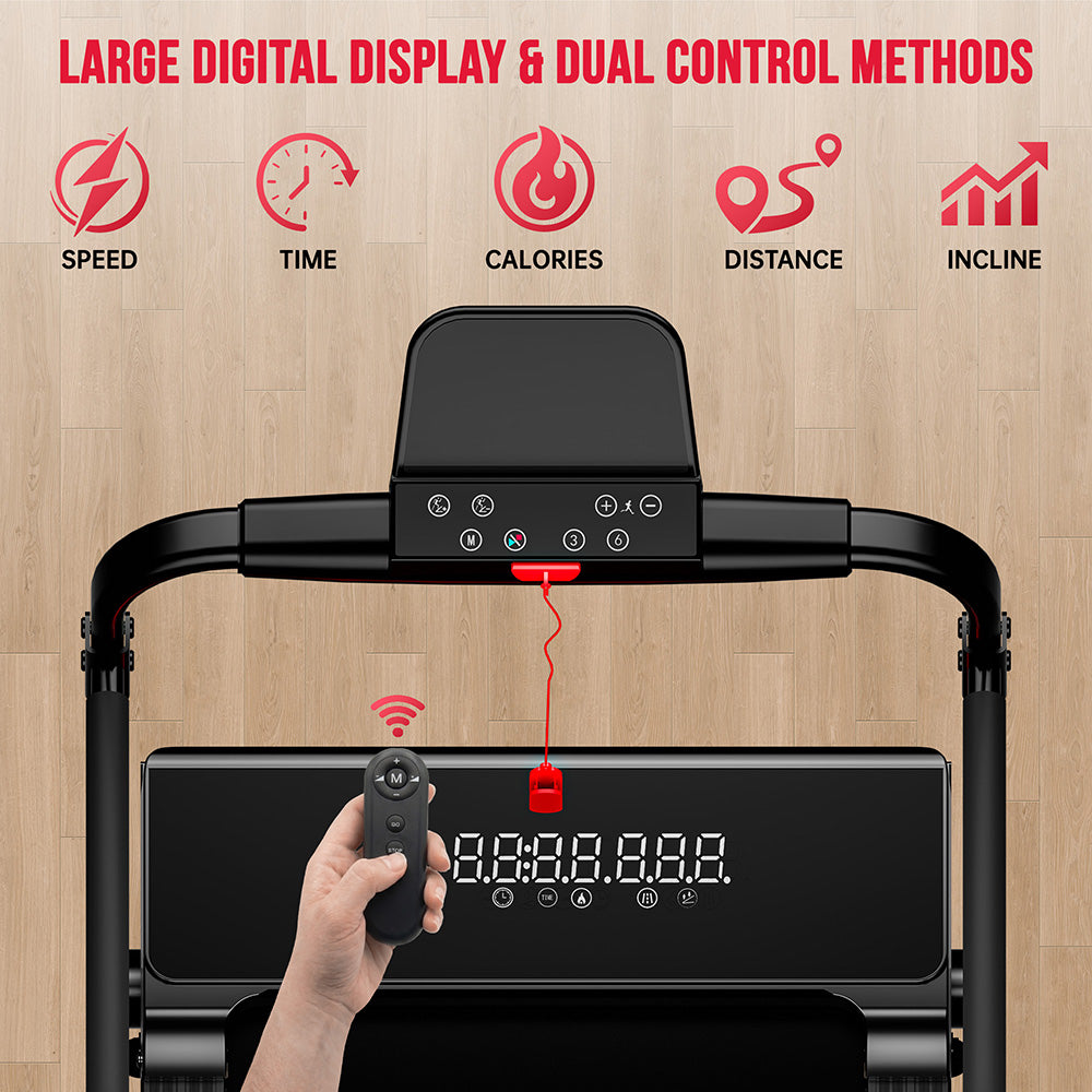 Folding Treadmill Y5 with Brushless Motor, 0%-15% Auto Incline