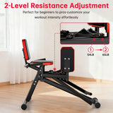 Hip Abductor & Adductor Machine, 2-Level Adjustable Resistance