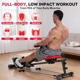 Hydraulic Rowing Machine, 12-Level Resistance