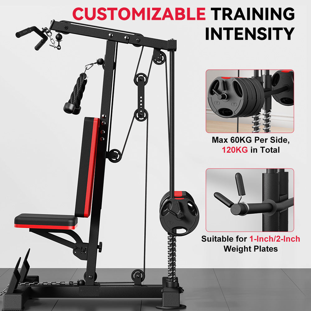 LAT Pulldown Row Cable Machine