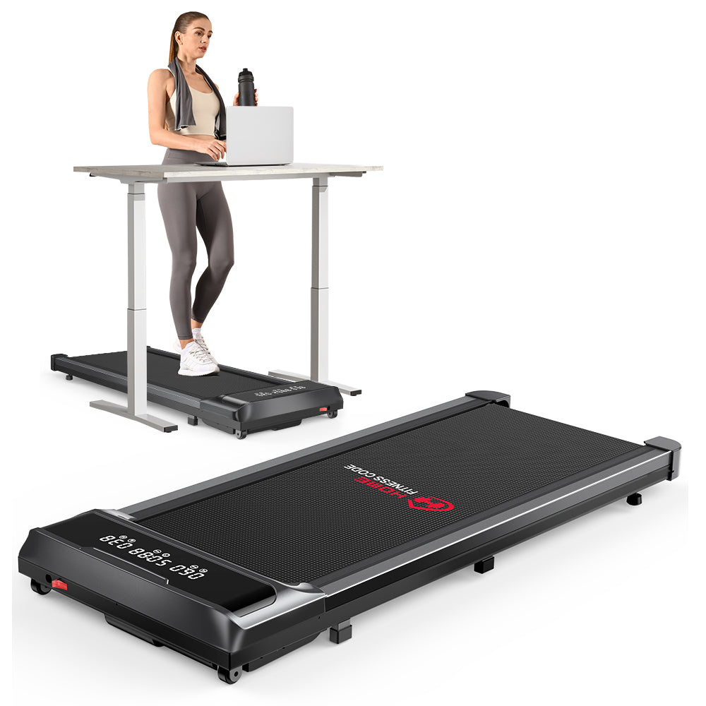 Brushless Motor Treadmill Walking Pad 1-10KM/H Under Desk Treadmill with Low Noise
