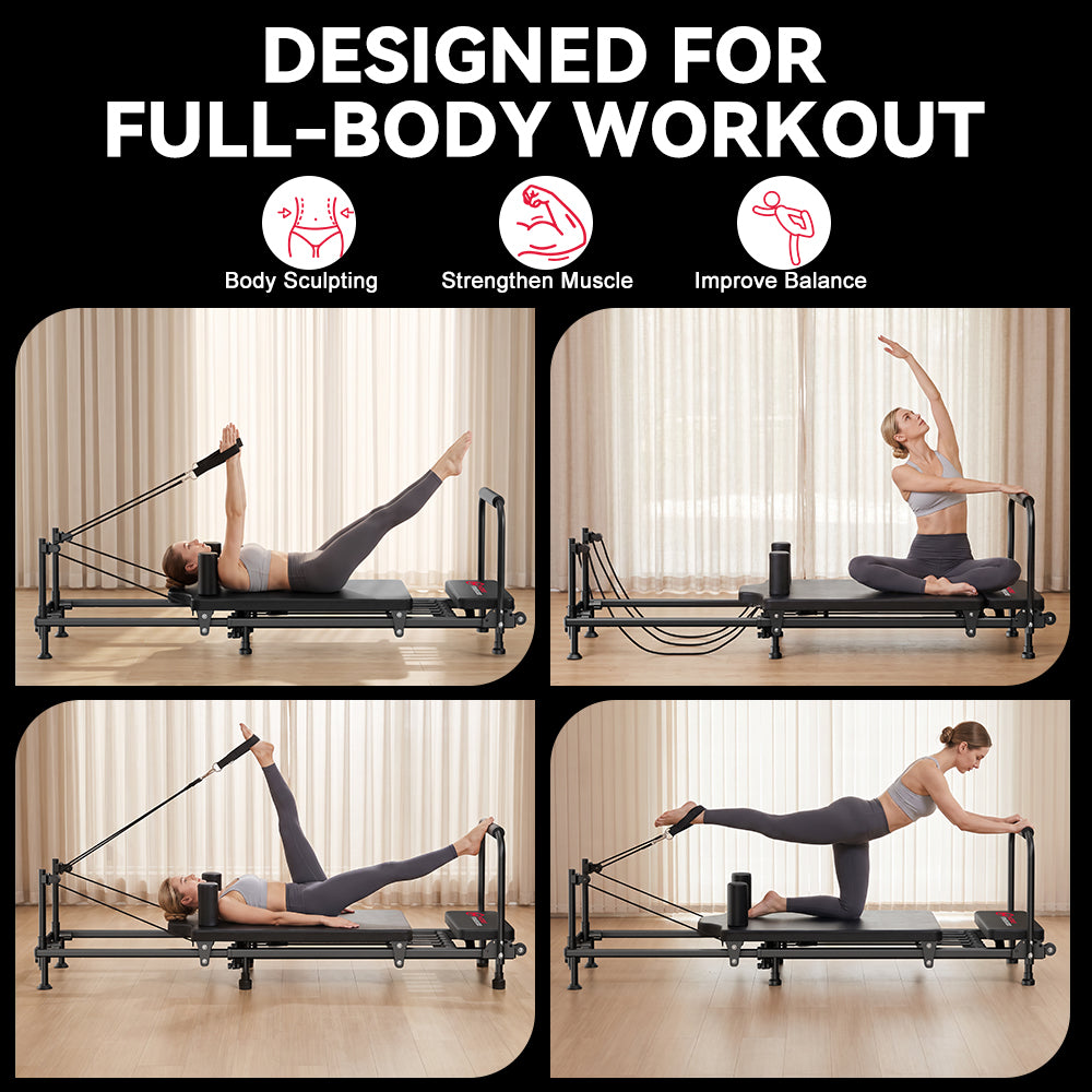 Fodable Pilates Reformer Machine