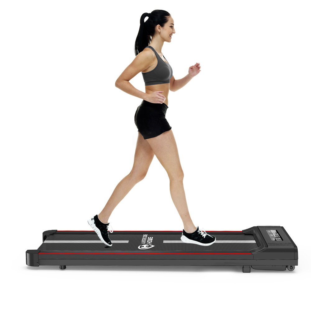 Under Desk Treadmill, 2 in 1 Folding Treadmill, Walking Pad with Bluetooth Speaker, Walking Jogging for Home Office