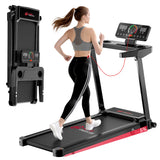 Folding Treadmill Q8, Speed 1-12KM/H, 5% Manual Incline