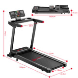 Folding Treadmill Q8, 1-12KM/H, 5% Manual Incline, Touch Control