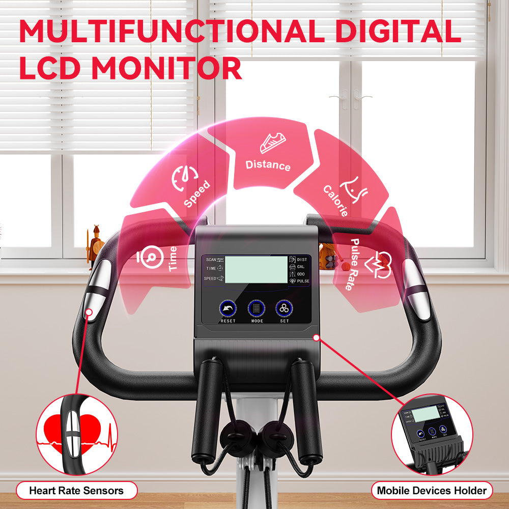 Foldable Exercise Bike, Magnetic Resistance – HomeFitnessCode