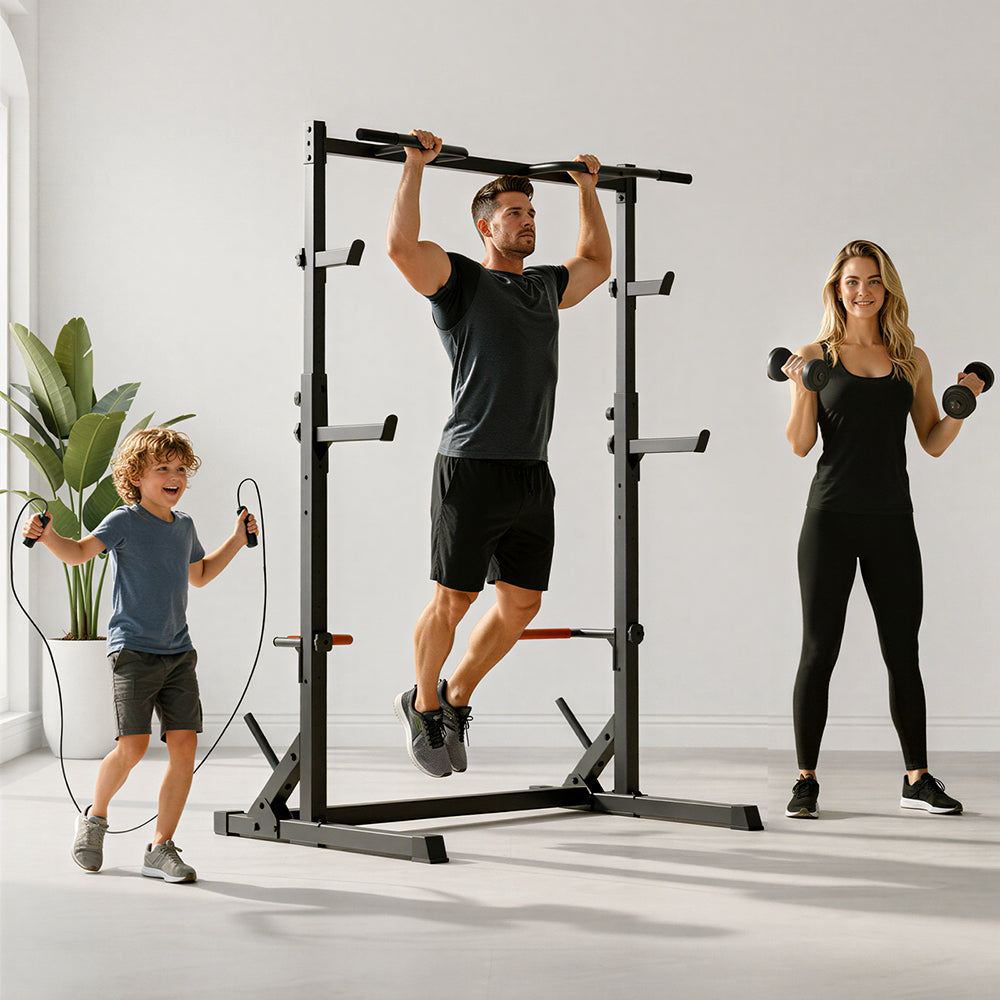 Squat Half-Rack with Pull Up Bar