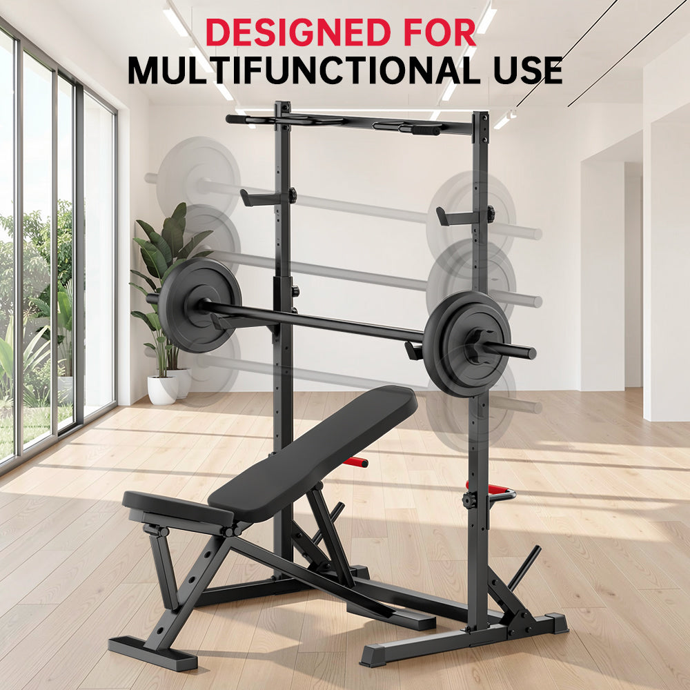 Squat Half-Rack with Pull Up Bar