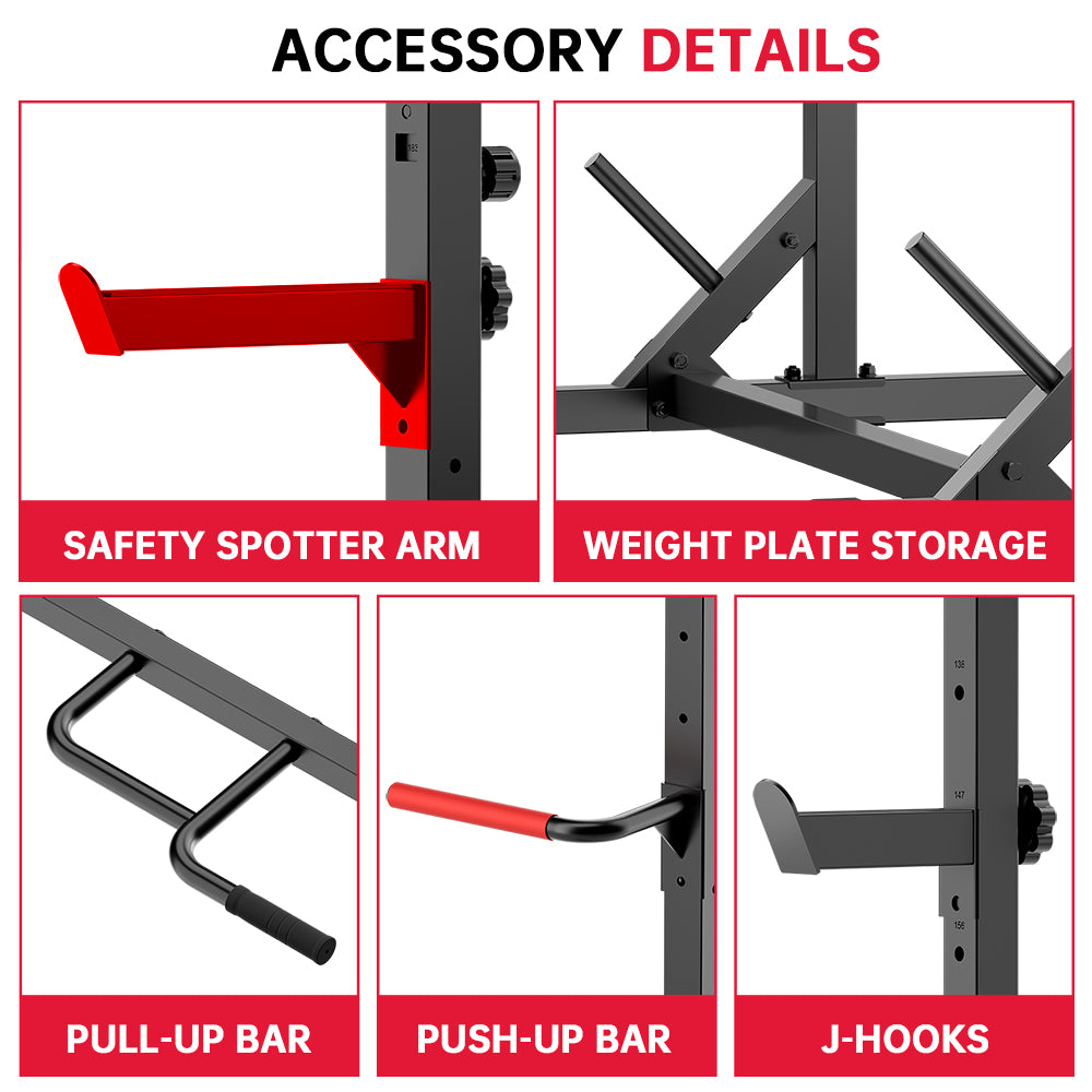 Squat Half-Rack with Pull Up Bar