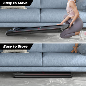 Motorised Walking Treadmill with LCD Display Home Office Aerobic Exercise Machine