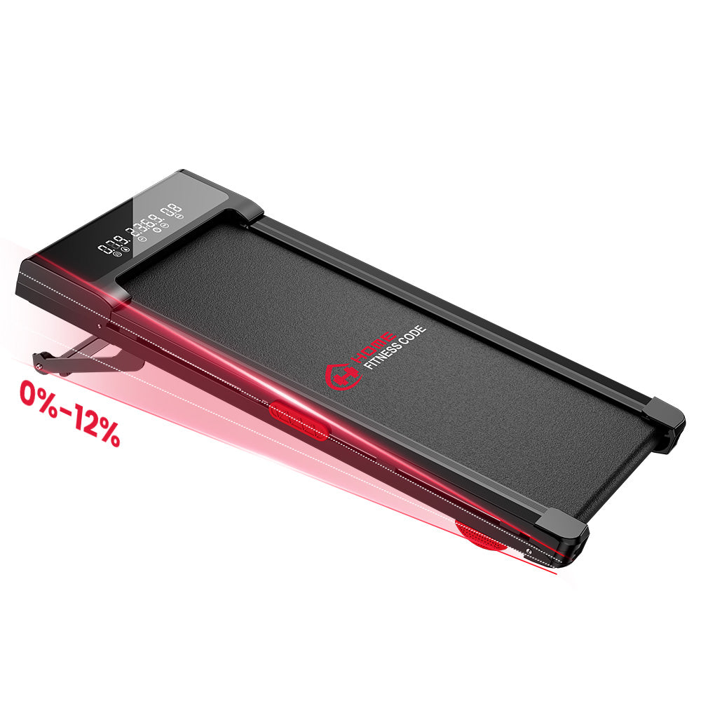 Walking Pad Treadmill with Brushless Motor 12% Auto Incline