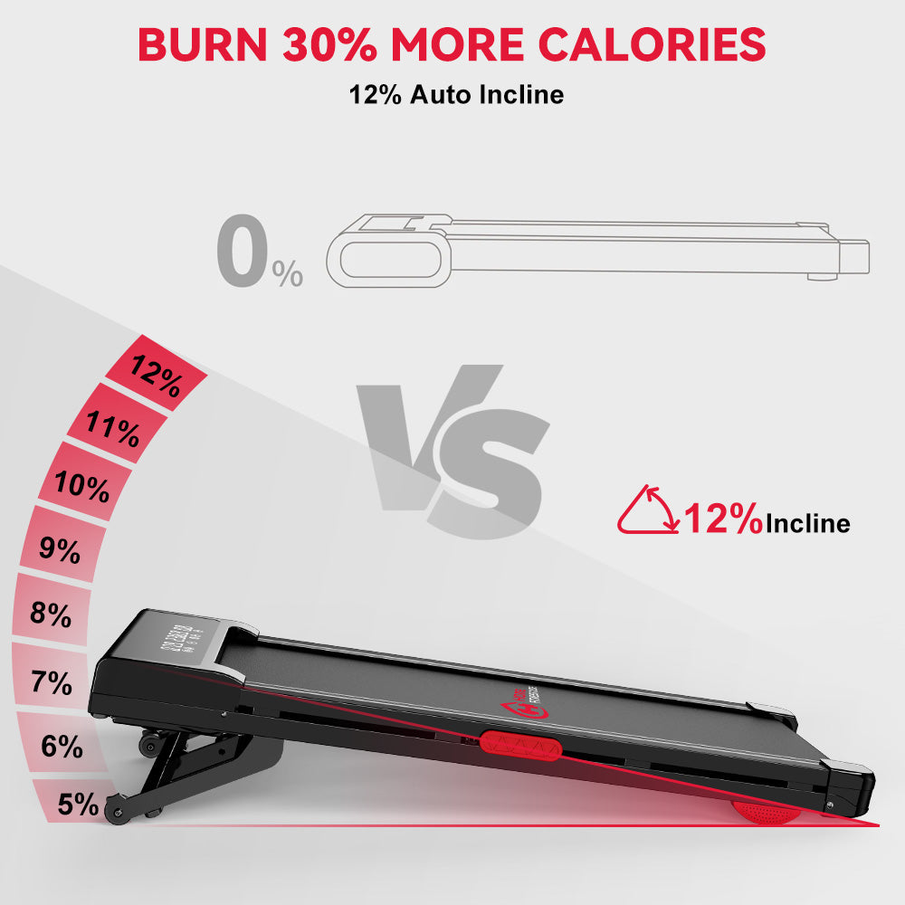 Treadmill Y3 with Brushless Motor, 12% Auto Incline