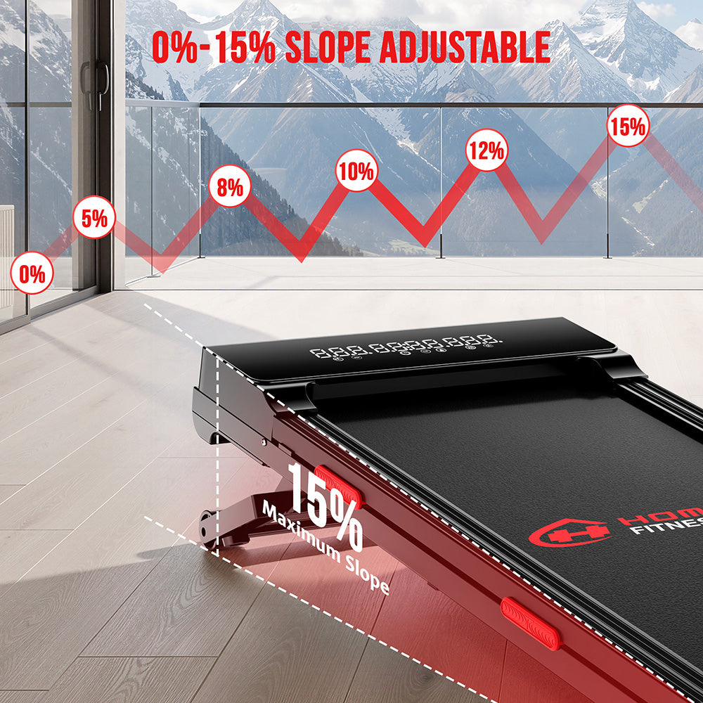 Treadmill Y5 with Brushless Motor, 0%-15% Auto Incline