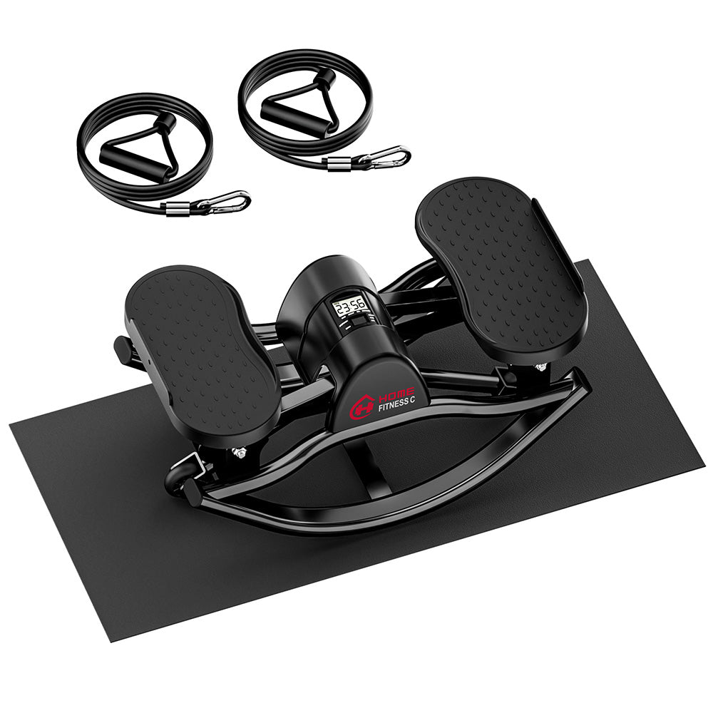 U-Shaped Rock Stepper, with Resistance Bands & Non-Slip Mat