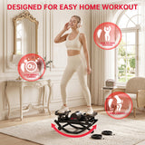 U-Shaped Rock Stepper, with Resistance Bands & Non-Slip Mat